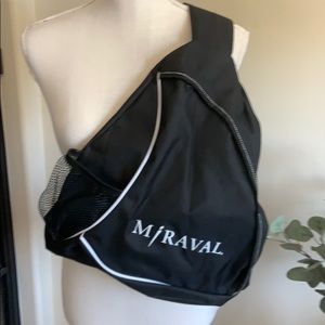 Miraval Cross Body Bag with Water Bottle Holder